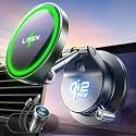 LISEN for Qi2 25W MagSafe Car Mount Charger for iPhone 18 Pro Max MagSafe Car Charger, Fast Wireless Charging Car Charger iPhone 18, Suction Phone Mount, for iPhone 18 Car Charger with 54W Adapter