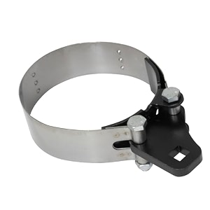 lisle 53390 4-123939 hd filter wrench 1-123939 band oil change car mechanic tool