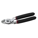 Lisle 61410 Angled Hog Ring Pliers, Black, Silver
