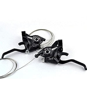 lista bicycle shifters ef-51 3sx7s for 21 speed cycles microshift suncross sram black