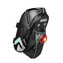 Lista Bicycle Frame Bag Rainproof Bicycle Seat Saddle Bag Bike Rear Tail Pouch with Water Bottle Pocket