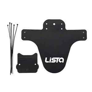 lista effective bike mudguard lightweight front and rear mudguard lightweight black front