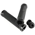 Lista Pair Cycling Lock-on Anti-Slip Bicycle Handlebar Handle Grip for MTB Black
