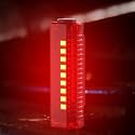 Lista USB Rechargeable LED Bike Tail Light IPx6 Waterproof Bicycle Rear Light Safety Warning Night Riding LED Flashlight, Night Riding, Hat & Backpack Clip, Multi-Use Flashlight, Bicycle Rear Light