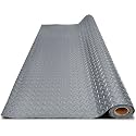 LITA Garage Floor Mat, PVC Flooring Roll Thickened Garage Mats, Heavy Duty Parking Mat Waterproof Nonslip Floor Protector for Car, Trailer, SUV, Basement, Gym (Grey) (3 Feet x 20 Feet)