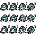 Litake Stage Lights Par Lights DJ Party Light Corded RGB 36 LED with DMX Controller Sound Activated Remote Control DJ Uplights for Events Wedding Party Club Bar Dance Gratulation Stage Lighting 12 PCS