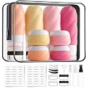 LitBear 23 Pack TSA Approved Travel Bottles for Toiletries, Leak Proof