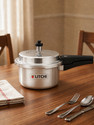 Litchi Aluminium Outerlid 2 L Pressure Cooker (Aluminium)