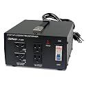 LiteFuze 2000 Watt Japan Voltage Converter Transformer Step Up/Down - 100v to 120v / 120v to 100v Japanese Power Converter - Fully Grounded Cord CE Certified