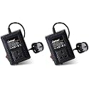 LiteFuze 300 Watt Step Up/Step Down Travel Voltage Converter, 220/110v to 110/220v Converter with Type G Plug - Compatible with Hair Straightener, Camera, Laptop &amp; More (Pack of 2)