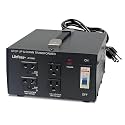 LiteFuze 3000 Watt Japan Voltage Converter Transformer Step Up/Down - 100v to 120v / 120v to 100v Japanese Power Converter - Fully Grounded Cord CE Certified