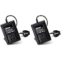 LiteFuze 500 Watt Step Up/Step Down Travel Voltage Converter, 220/110v to 110/220v Converter with Type E/F Plug – Compatible with Hair Straightener, Camera, Laptop &amp; More (Pack of 2)