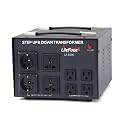 LiteFuze 750-Watt Step Up/Step Down Voltage Converter Transformer – Heavy-Duty 110V to 220V &amp; 220V to 110V Power Converter with Universal Outlet Toroidal Technology, Fuse Protection – 5-Year Warranty