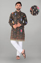 Liten Men Printed Straight Kurta