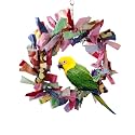 Litewoo Bird Parrot Swing Toy Cotton Rope Chew Hanging Toy for Parakeet, S