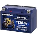 Lithium YTX9-BS, LiFePO4 Motorcycle Battery, 12V 5AH 400A ATV, UTV, Jet Ski, 4 Wheeler,Snowmobile,Tractor and Generator Battery