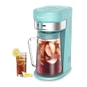 LITIFO Iced Tea Maker and Iced Coffee Maker Brewing System with 2.5-quart Pitcher, sliding strength selector for Taste Customization, Stainless Steel (Green)