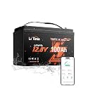 Litime 12V 100Ah LiFePO4 Marine Battery for Electric Outboard Motors, Boat