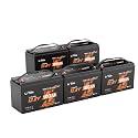Litime 12V 100Ah LiFePO4 Marine Battery for Electric Outboard Motors(5Pack)