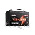 Litime 12V 100Ah Trolling Motor LiFePO4 Battery for Marine, Boat, RV, Yacht