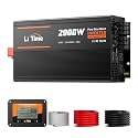 LiTime 12V 2000W Power Inverter with ATS Transfer Switch, 12V DC-120V AC