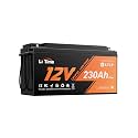 Litime 12V 230Ah Plus Lithium LiFePO4 RV Battery, 4000+ Deep Cycles Battery, 200A BMS, 2944Wh Energy, Perfect for Camper, Solar, Off-Grid,Van, Marine etc.