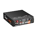 Litime 2 Pack 51.2V 100Ah Lithium Server Rack Battery for Home Storage, 5.12kWh Capacity, 3U Chassis, 3.5" Touch-Screen, Superior EV-Grade Cells, Off-Grid