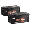 Litime 2Packs 12V 280Ah LiFePO4 Lithium Battery Bluetooth, Max. 15000 Deep Cycle RV Battery, 200A BMS, 3584Wh High Energy, Low-Temp Protection, Perfect for Home Energy, Marine, Camping