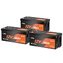 Litime 3Pack 12V 280Ah LiFePO4 Lithium Battery, 3584Wh Deep Cycle RV Battery, Low-Temp Protection, Perfect for Campers, Van, Trailers, Truck, Solar System