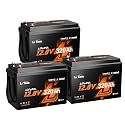Litime 12V 320Ah Mini LiFePO4 Battery for RV Solar Home Backup-3Pack