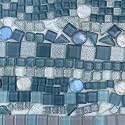 LITMIND 1.1 LB Gray Irregular Glass Mosaic Tiles with Backing, Assorted Mosaic Shapes for Creative Crafts – Ideal for Adult Mosaic Kits, Puzzles, and Artwork Projects