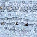 LITMIND 1.1LB Silver White Mixed Irregular Crystal Glass Mosaic Tiles for Crafts - Perfect for Mosaic Art Projects, Puzzles, and Home Décor