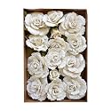 Little Birdie Artificial Flowers Handmade for Craft Bonita Shabby Chic- 20pc | Paper Flowers for Decoration Craft | Small Flowers for Craft | Flowers for Home Decoration, Gift Wrapping,DIY Art Craft