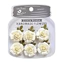 Little Birdie Artificial Flowers Handmade for Craft Amica Shabby Chic- 6pc | Paper Flowers for Decoration Craft | Small Flowers for Craft | Flowers for Home Decoration, Gift Wrapping,DIY Art Craft