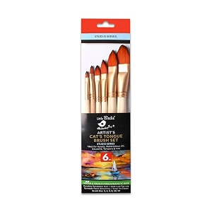 Little Birdie Cats Tongue Brush Set 6Pc