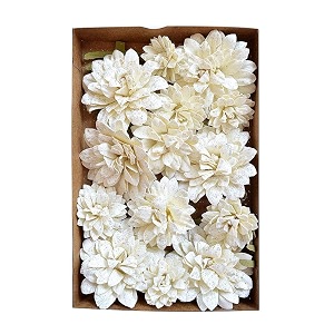 little birdie artificial flowers handmade for craft celestina shabby chic- 20pc  paper flowers for decoration craft  flowers for home decoration gift wrappingdiy art craft