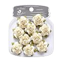 Little Birdie Itsy Bitsy- Handmade Flower Deborah Shabby Chic- 10pc | Handmade Paper Flowers for Craft/Mixed Media/Card Making/Decoration Flowers/DIY Craft Flowers/Paper Flowers