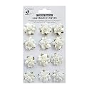 Little Birdie Artificial Flowers Handmade for Craft Marisa Shabby Chic- 12pc | Paper Flowers for Decoration Craft | Small Flowers for Craft | Flowers for Home Decoration, Gift Wrapping,DIY Art Craft