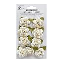 Little Birdie Artificial Flowers Handmade for Craft Karin Shabby Chic- 9pc | Paper Flowers for Decoration Craft | Small Flowers for Craft | Flowers for Home Decoration, Gift Wrapping,DIY Art Craft