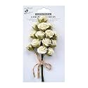 Little Birdie Itsy Bitsy- Handmade Flower Charlie Shabby Chic- 1pc | Handmade Paper Flowers for Craft/Mixed Media/Card Making/Decoration Flowers/DIY Craft Flowers/Paper Flowers
