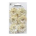 Little Birdie Artificial Flowers Handmade for Craft Nancy Shabby Chic- 6pc | Paper Flowers for Decoration Craft | Small Flowers for Craft | Flowers for Home Decoration, Gift Wrapping,DIY Art Craft