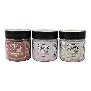 little birdie itsy bitsy- stone texture paste apple mintgraphite dustcrystal sand pack of 3