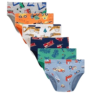 Little Boys Briefs Dinosaur Shark Truck Space