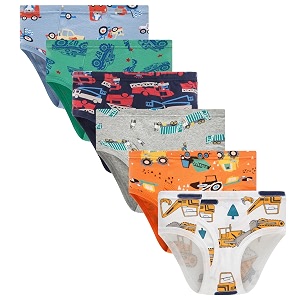 Little Boys Briefs Dinosaur Shark Truck Space