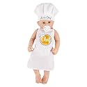 Little Chef Polycotton White Chef Apron and