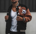 LITTLE COST Full Sleeve Applique Men Jacket