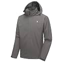 Little Donkey Andy Men's Rain Jacket Packable Waterproof Raincoat Hooded