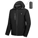 Little Donkey Andy Men's Rain Jacket Packable Waterproof Raincoat Hooded