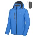 Little Donkey Andy Men's Rain Jacket Packable Waterproof Raincoat Hooded