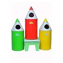 Little Fingers Pencil School Dustbin (Multicolour)